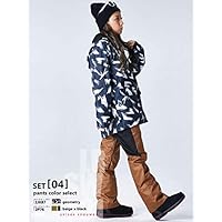 Amazon | スノーボード ウェア レディース 上下セット 全12カラー S